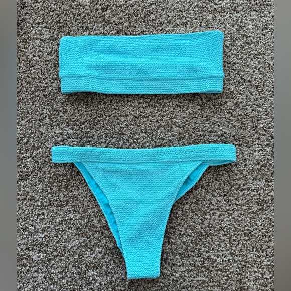 La Hearts Other - LA Hearts by PacSun Blue Dominique Scrunch bikini